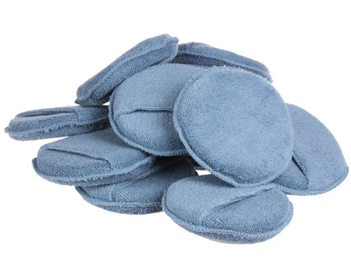 Car Microfiber Wax Applicator Pads , Pocket Car Cleaning Pads with 10Pcs