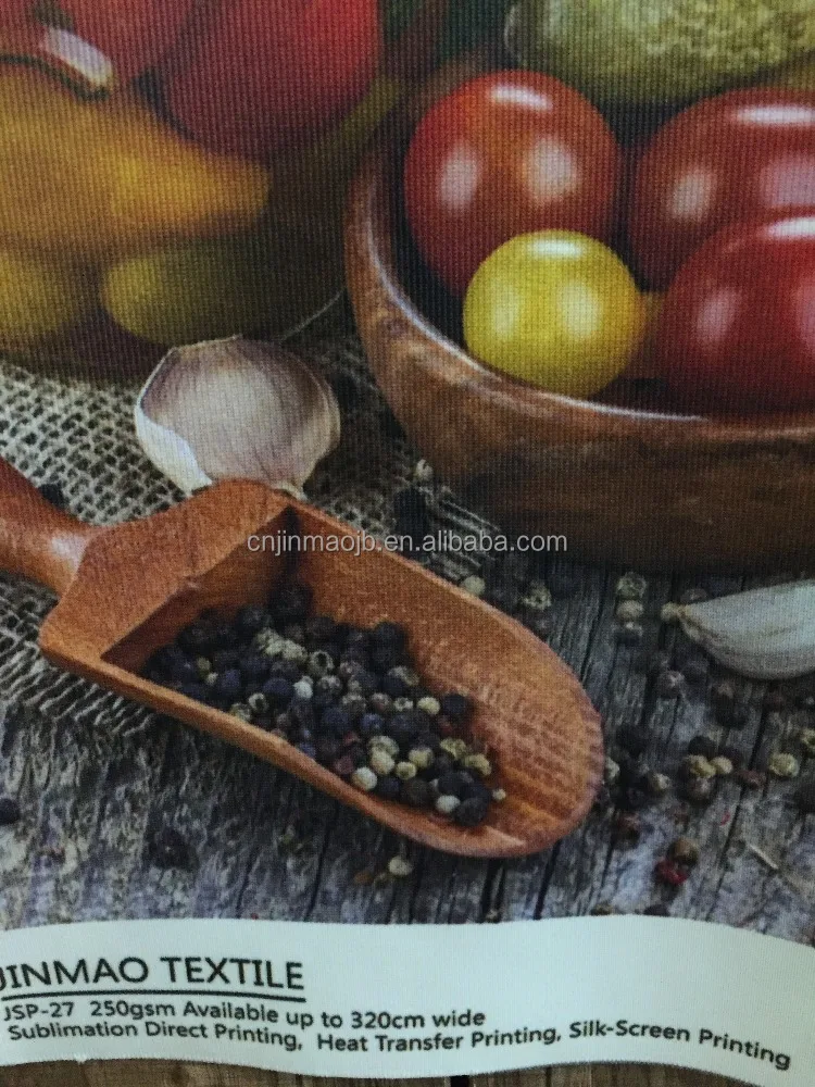
popular Good display textile fabric Digital printing sublimation printing 250 gsm 