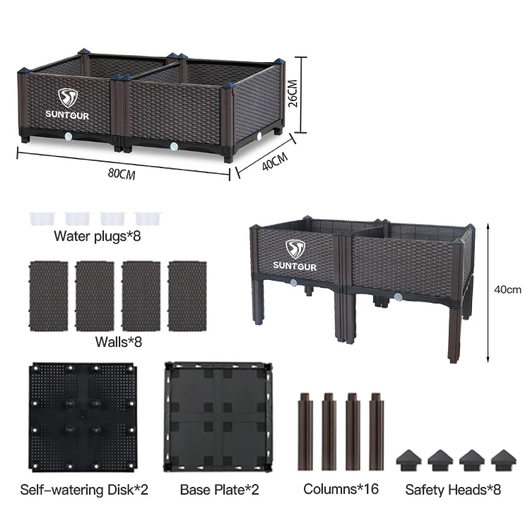 Chengtao 2021 Flower Vegetable Elevated Raised Garden Beds with Outlet