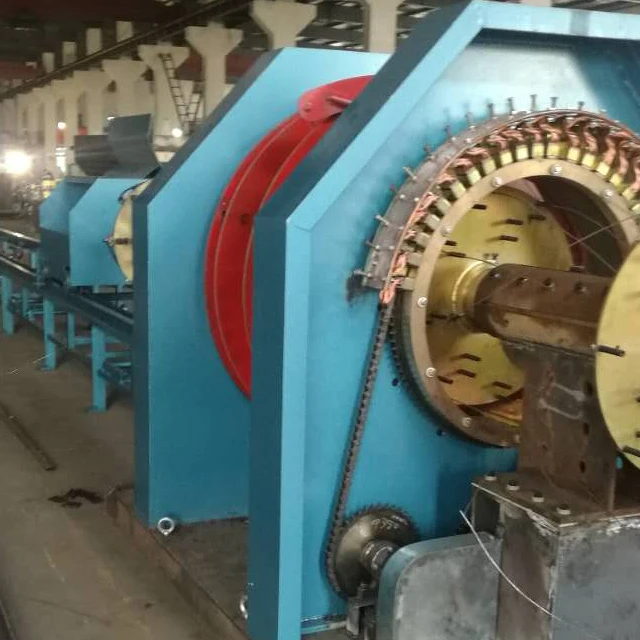 Auto steel rebar concrete pile cage welding machine