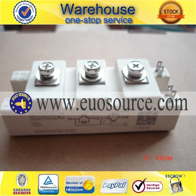 semikron БТИЗ модуль SKM145GB123D SKM75GB124D