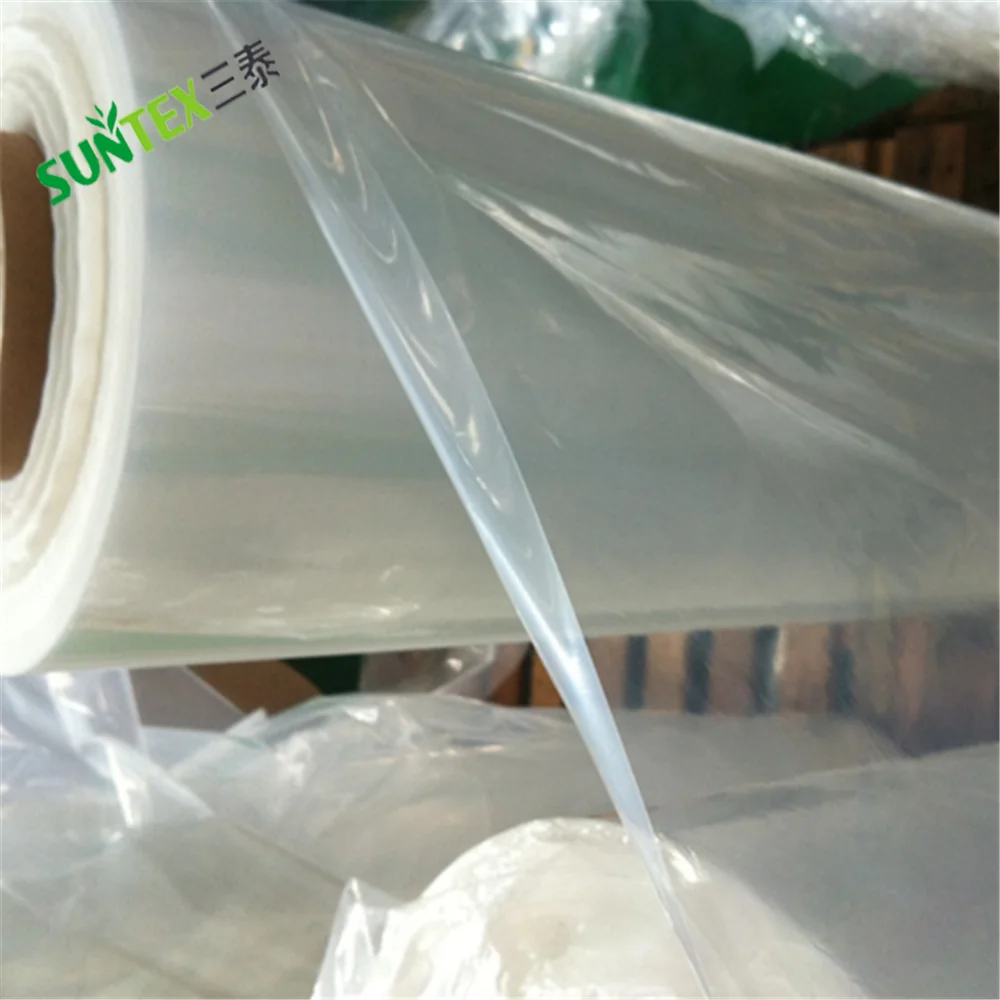 200 microns Transparent Greenhouse Film for Tomatoes  clear poly plastic greenhouse cover