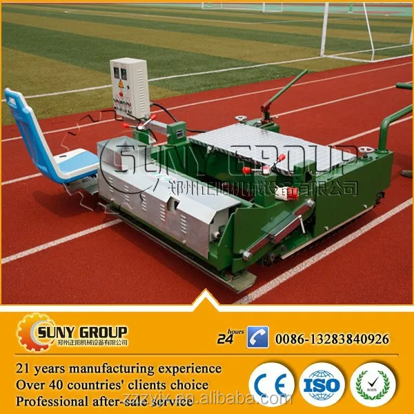 running road rubber pave machine