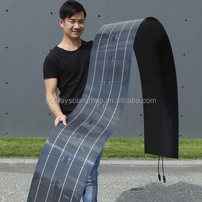Marine 100w Full Flexible Amorphous Silicon Solar Panel For China Supplier