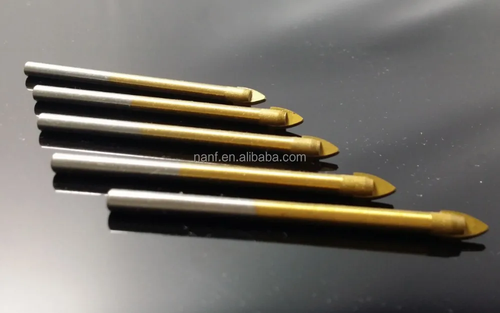 Glass Tile Drill Bit Carbide Tipped Spear Head Ceramic Tile Marble Mirror Porcelain Drill Bit