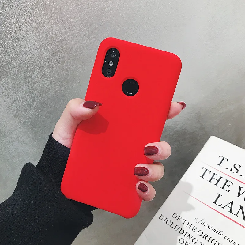 Новое поступление 2019, тонкий легкий резиновый силиконовый чехол для телефона Xiaomi 8 с защитой от грязи