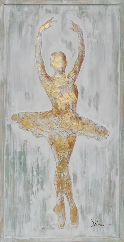 Wholesale Beautiful Lady Figure Art Painting Ballet Dancing Girl Canvas Oil Painting