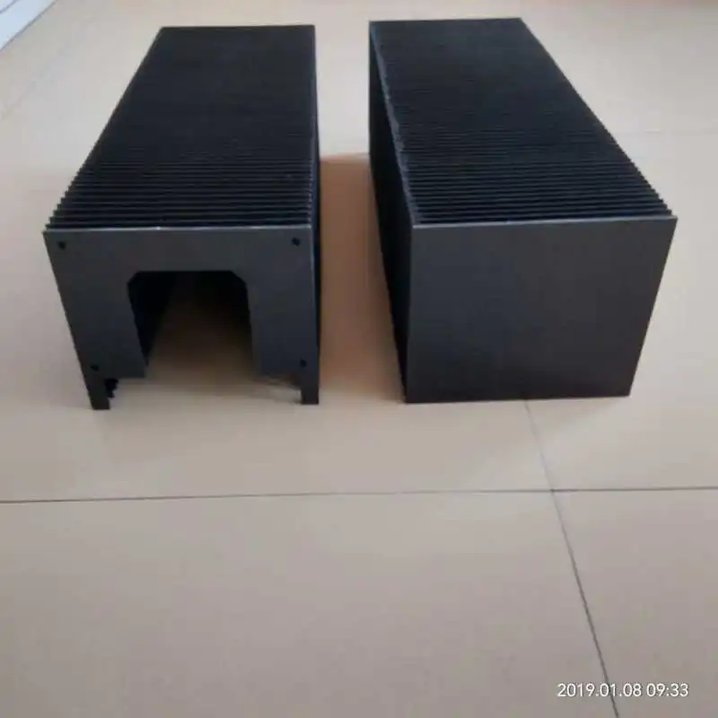 Black flexible  Accordion organ bellows cover