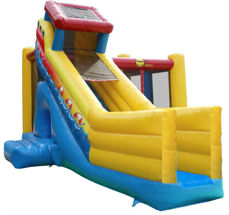 Swiftech Happyhop Pro Wet and Dry Slide-1020P Sailing Slide Bouncer with Detachable Pool