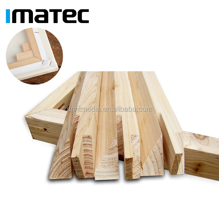 OEM High Quality Pine Wood Heavy Duty Stretcher Bar Natural Timber for Art Working