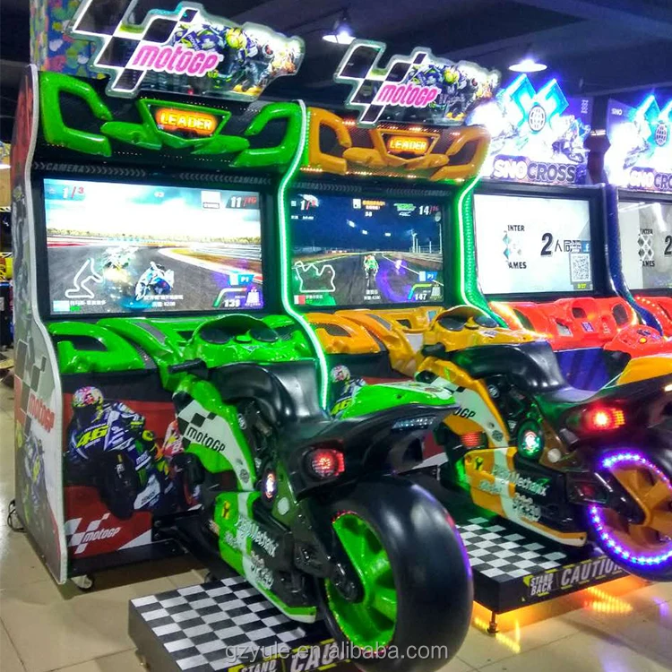 game machine arcade motor bike driving simulator motor rancig game machine h p motor car racing game machine