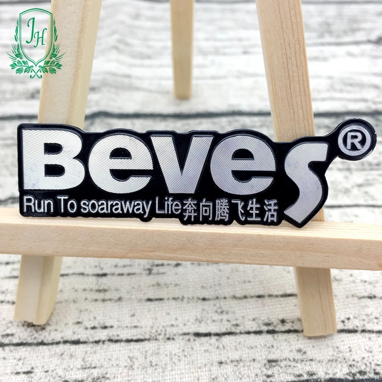 Custom aluminum nameplates metal logo nameplate tags engraved 3d name plates