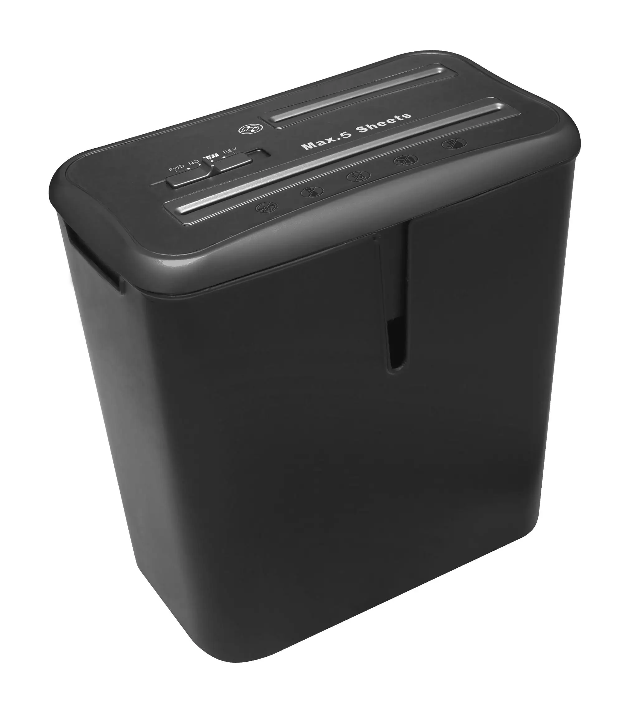 5 Sheets Home and Office Paper Shredder Cross-Cut Type with Manual Power Shreds Cards and CDs