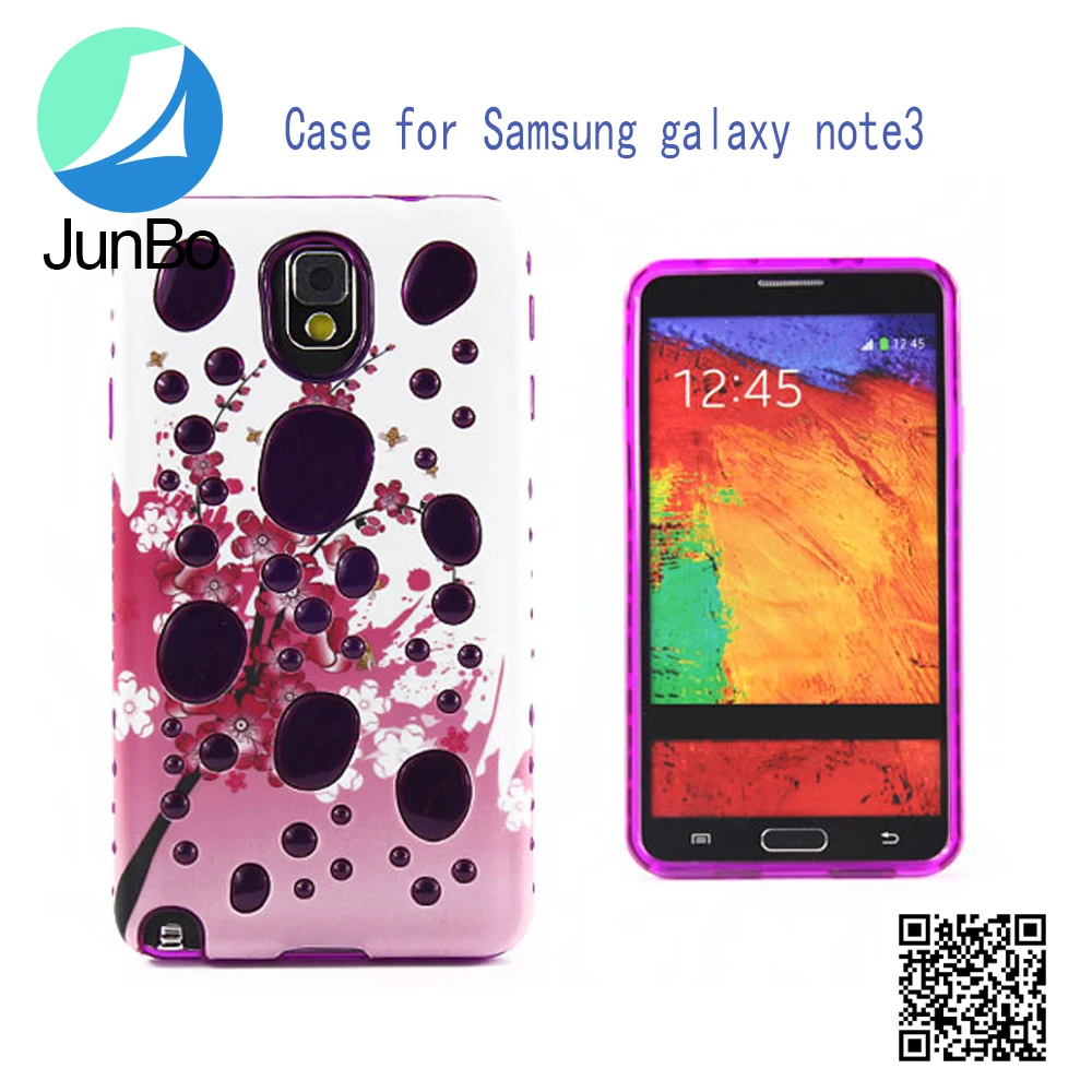 2016 New Arrival TPU+PC Case Bubble Pattern Fashion Case for Samsung Galaxy Note 3