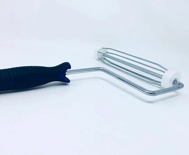 
Durable stainless steel frame with decoration handle paint roller frame 