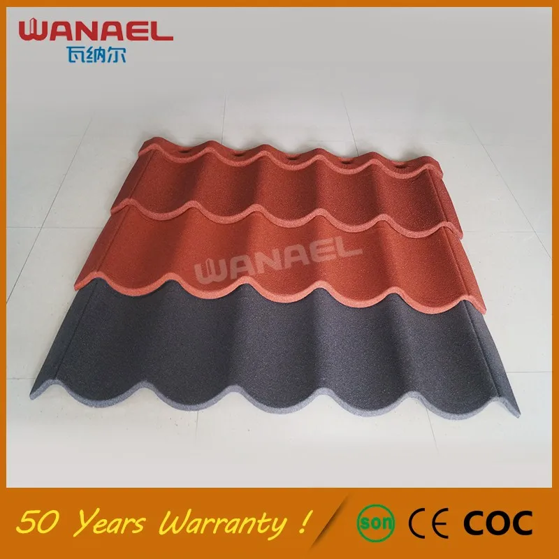 50 Years Lifespan Modern Villa Roof, High Quality Decratype Stone Chips Coated Steel Roof Tile Price Malaysia