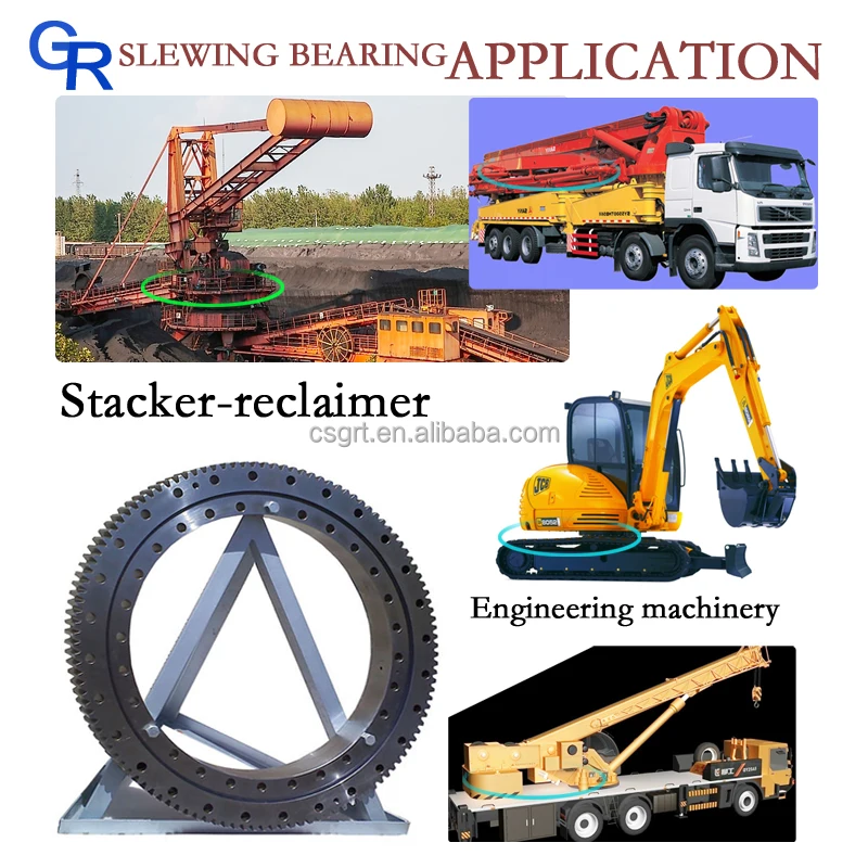 industrial turntableteething ring slew bearingsturn tableModernR,PC200-5 ball bearing