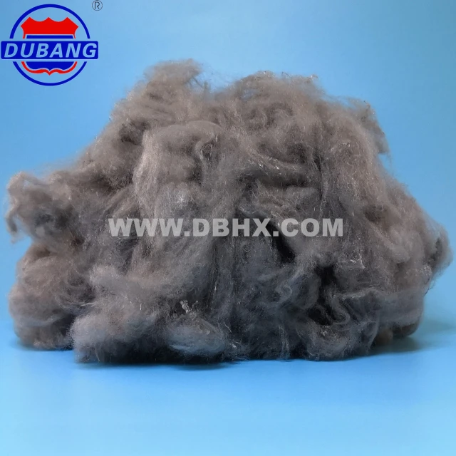 
Gray Nylon/polyamide staple Fiber 1.5D*38mm for cotton & wool spinning/non-woven 