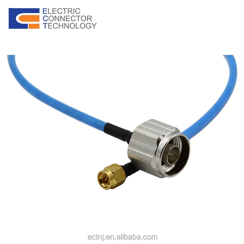 N мужчины к SMA мужской синий антенна прямой разъем с. 141 кабель