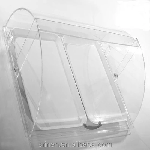New Design Plexiglass Bakery Display Case/Clear Acrylic Bakery Box