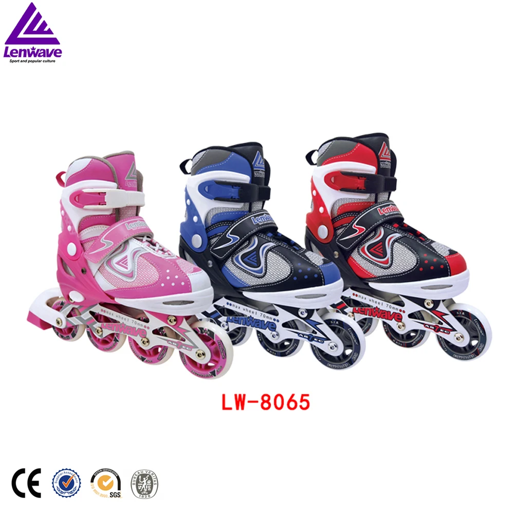 Lenwave brand high classic colorful inline roller skate sale