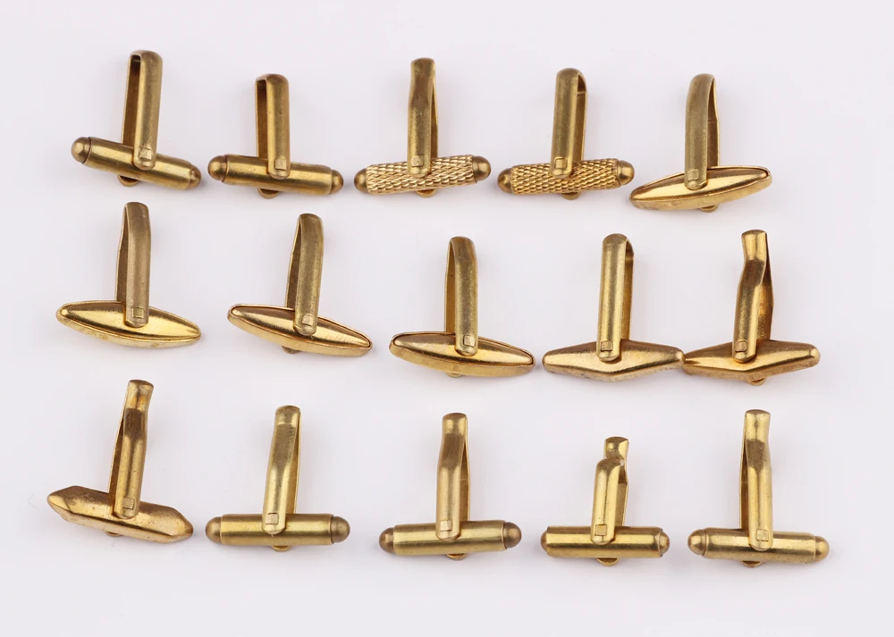 fabrication nice for custom mens silver manufacturer custom logo olivary semi finished product button cufflink for male