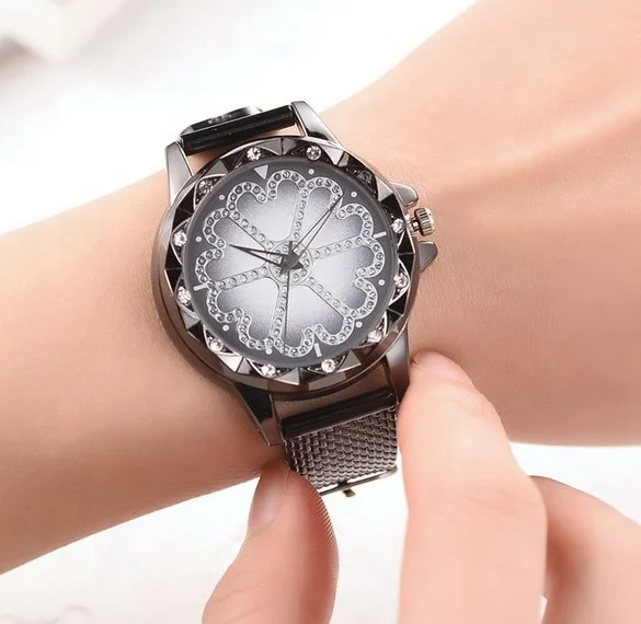 Fashion Bling Diamond Lady Womans Wrist Watch Womens Watches Top Brand Luxury