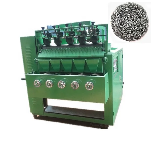 2019 kitchen stainless steel scrubber scourer making machine