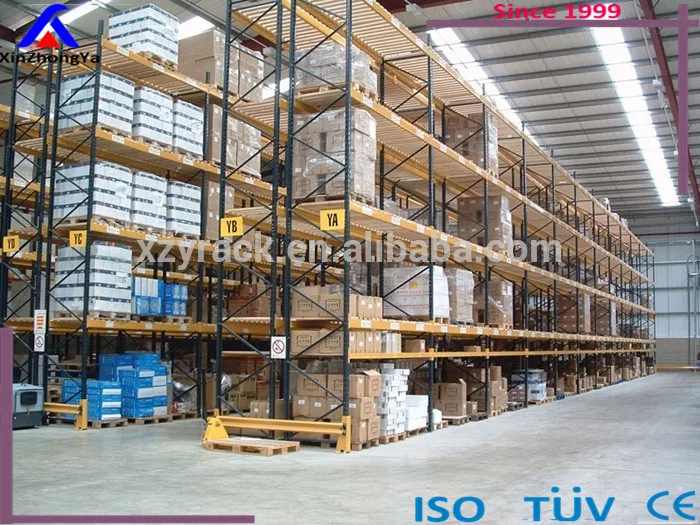 Pallet Racking Powder Coated CE   Warehouse Rack White/ORANGE