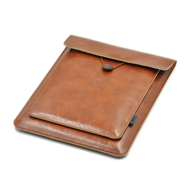 
Double Layer High Capacity style microfiber leather laptop sleeve case, for HP Spectre & Envy X360 13.3 inch sleeve cover 