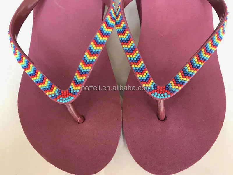 latest EVA women high heel flip flops ,wedges slippers