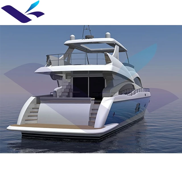 77ft   luxury fiberglass yacht  China manufacturer  for sale