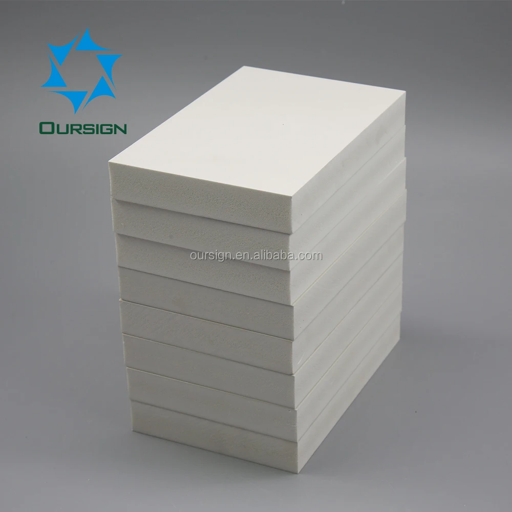 PVC Foam Board 2440 X 1220 X 16mm -- 500kg/m3-White Celuka Extruded