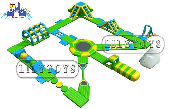 Игрушки-лилии интерактивные спортивные игры большой надувной аквапарк