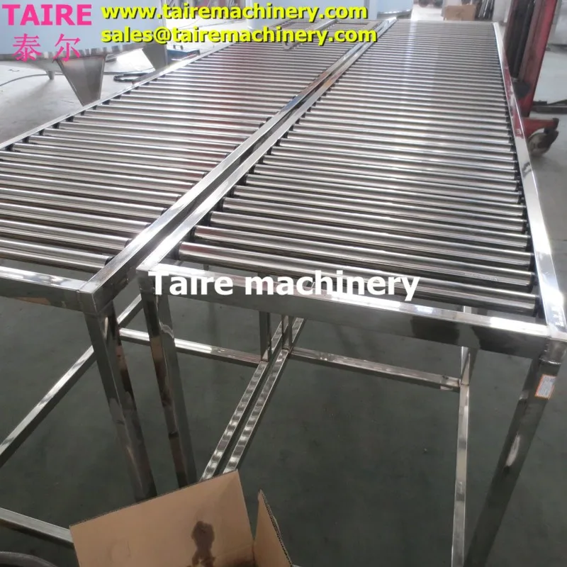 Heavy duty electric Single chain power Roller Conveyor&Conveying Equipment-taire