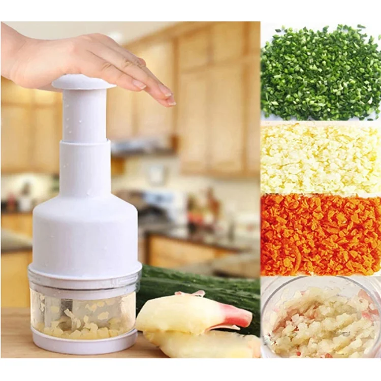 Kitchen tools fast food vegetable chopper stainless steel onion cutting machine Prensa de ajo