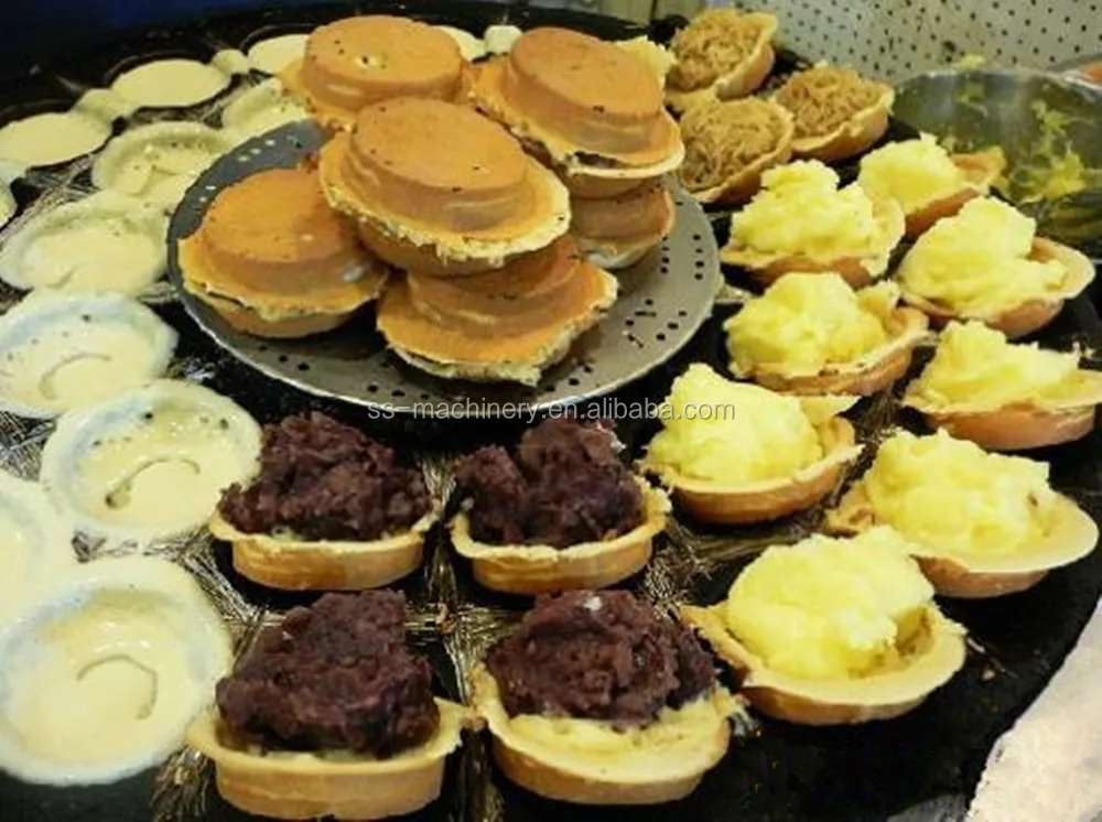18/22/26 holes red bean cake machine pancakes making machine cake forming machine