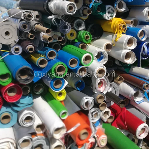 PVC Coated Stripe Tarpaulin in Stock Lot for Tent Truck Cover and Awning Woven Laminated Patterns Plain Style Free Sample