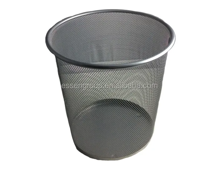factory manufacture good quality mesh desk organizer metal trash can