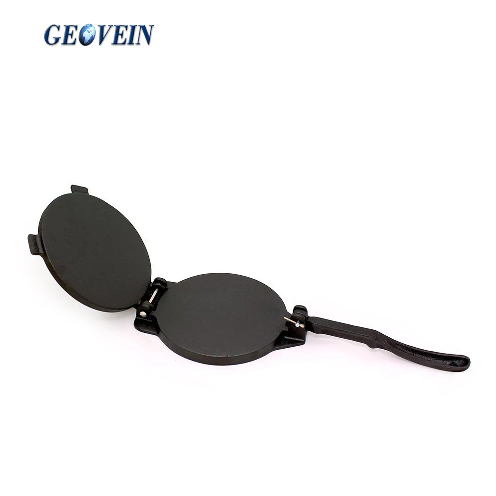 Germany Picnic Folding Cast iron Bacon Press Tortilla Press for Camping