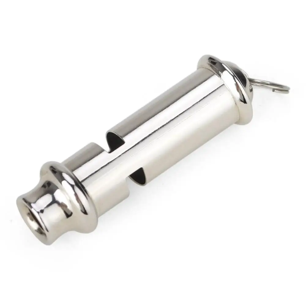 Emergency Survival Whistle Stainless Steel Metal with Lanyard Metal Whistle with Lanyard London Police Judge Security Sport Camp