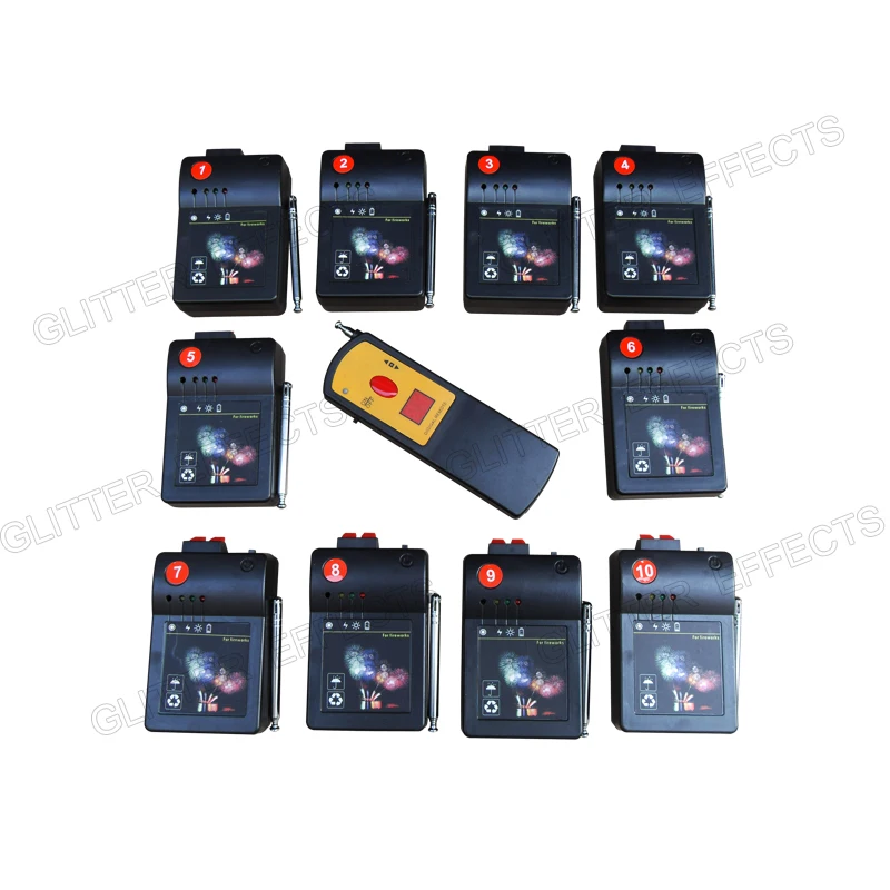 10 групп с многофункциональным пультом дистанционного управления 10 приемник пиротехника фейерверк передатчик пожарная система