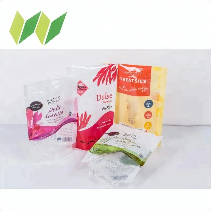 
Stand up pouches with clear window 