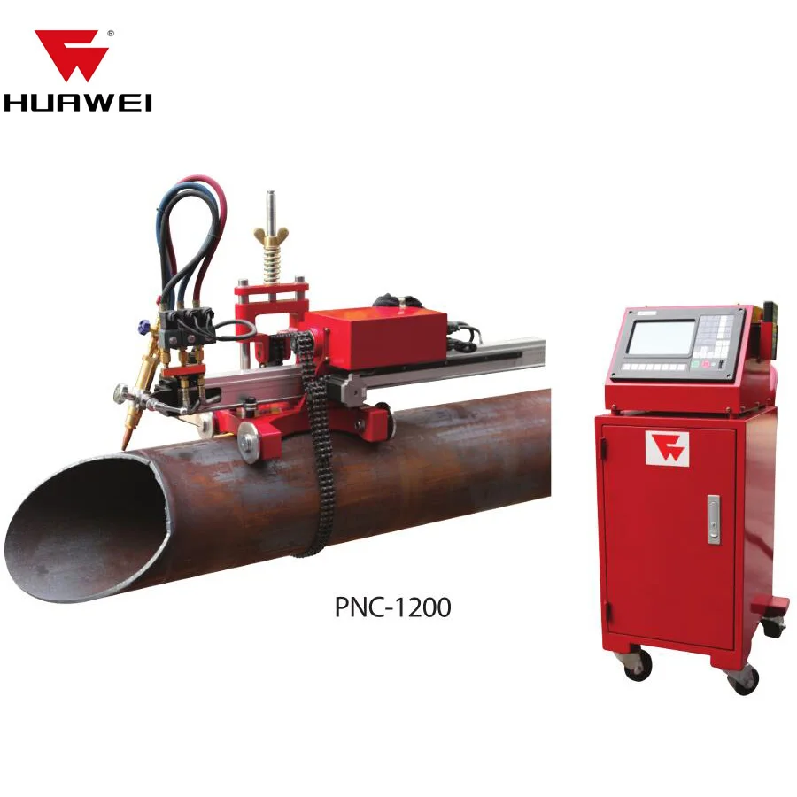 CNC Pipe Tube Plasma Cutting Machine Cutter  PNC-1200A 2019 New Design Light Weight Good For Outdoor Working