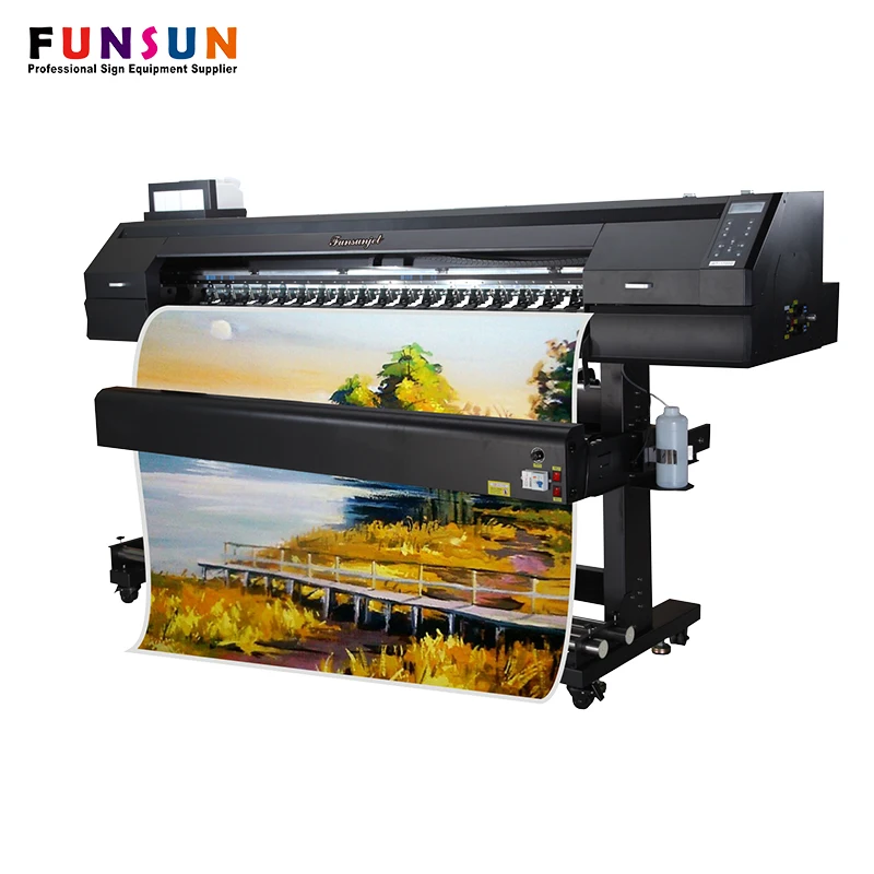 High Grade 1.7m DX5 Head 1440dpi Eco Solvent Printer Cutter