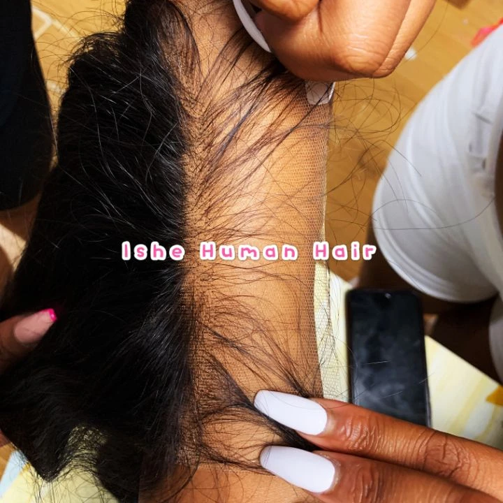 
Unprocessed Cuticle Aligned Virgin Hair 10A HD Lace Swiss Transparent Lace Frontal 13x4 for Extensions 