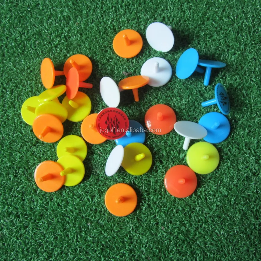 Custom made Logo printed plastic golf ball marker
