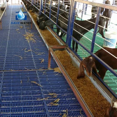 Durable pig/swine animal plastic slatted flooring for goat house farm equipment plastic tiles floor mats