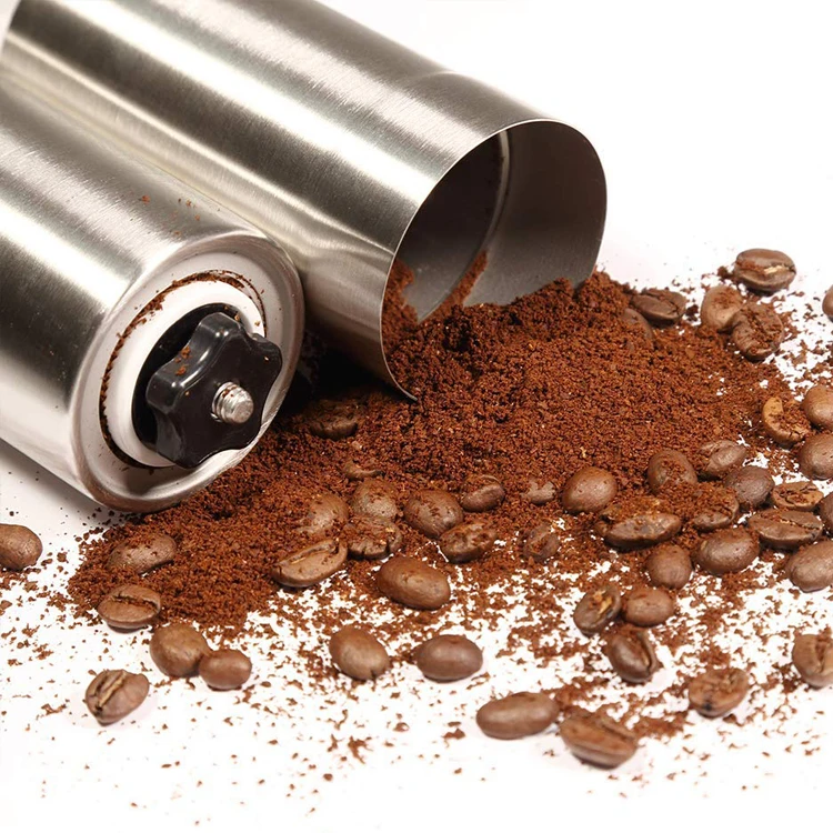 
Manual Personal stainless steel ceramic burr coffee grinder mill 
