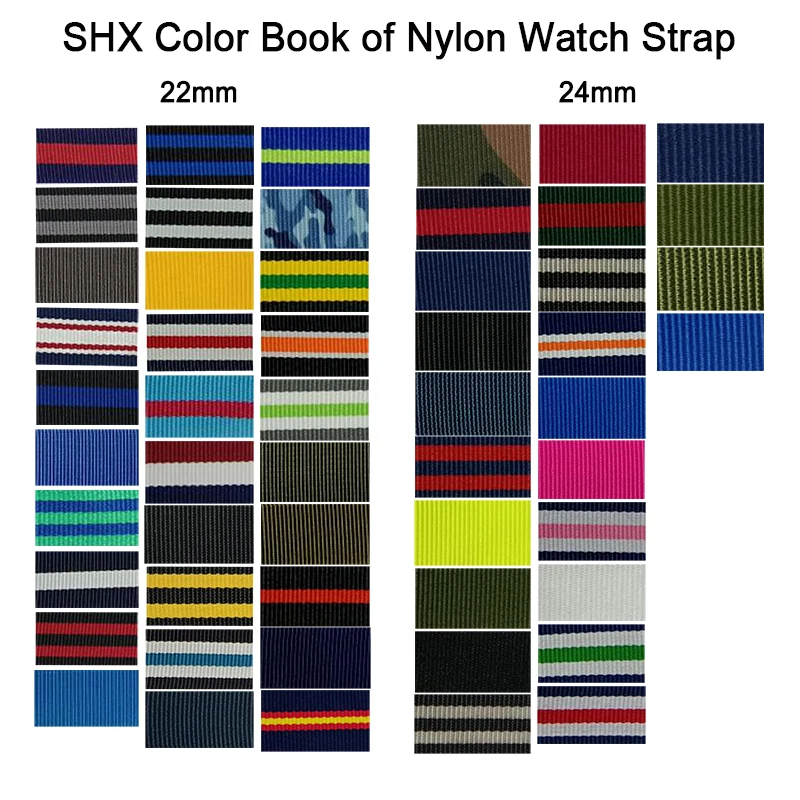 18mm 20mm 22mm 24mm Custom Camouflage One Piece Bronze Plated one piece Zulu Nylon Watch Strap Band